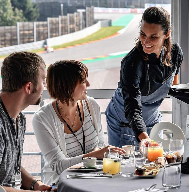 GLOBAL FEATURES HOSPITALITY OPTIONS MotoGP LOUNGE Perfectly located within the MotoGP VIP Village, the MotoGP Lounge is always available for individual VIP clients or small corporate groups.