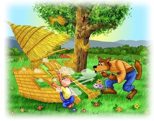 Part 7: Into the Wolf s Mouth Fairytales are rife with hyperbole and overstatement. Consider the Big Bad Wolf chasing the Three Little Pigs. Santos, p.
