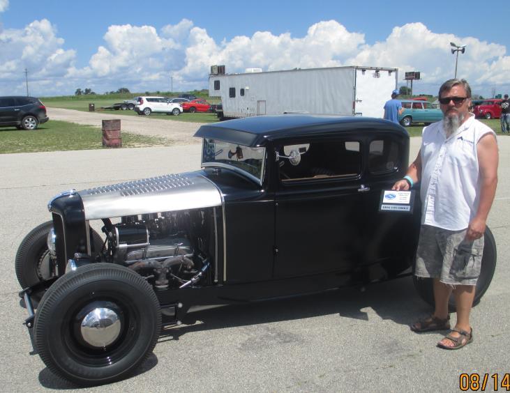 Model A coupe highboy.
