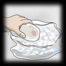 Use gauze or clean pad to clean, not cotton. 3. Add antiseptic. Best choice is chlorhexidine.