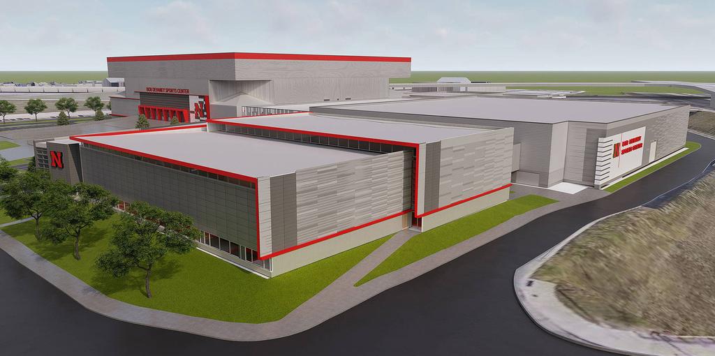 NEBRASKA GYMNASTICS BREAKS NEW GROUND More than 120 people were in attendance for the ground-breaking ceremony for the Nebraska Gymnastics Training Complex in September.
