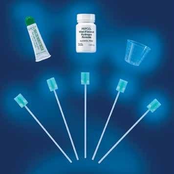 ORAL CARE SOLUTIONS HALYARD* ORAL SUCTION SINGLE PATIENT COMPONENTS AND PACKS Description Packaging Components: 12601 1-Oral Suction Catheter 25/case 12602 1-Suction Toothbrush 25/case 12603