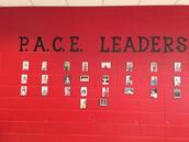 Leaders wall in the cafeteria and they were able to select a prize from our husky store. Great Job Students!
