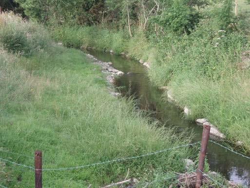 Restoration of a pool and riffle sequence in the straightened section downstream of Burtholme Bridge.