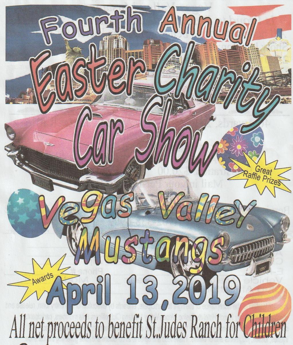 APRIL 2019 - SCHEDULE OF EVENTS: 1 April Fool s Day All Fool s Celebrate the Day 5 th - 7 th Del Mar, CA Goodguys 19 th Meguiar s Del Mar Nationals at Del Mar Fairgrounds.