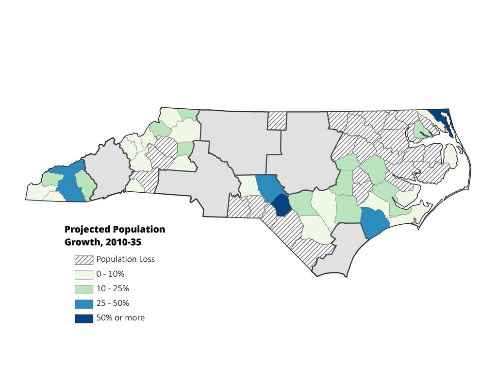 Many non-metro counties projected to lose population