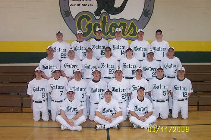 2009 Season 21-13, 2nd most wins in school history 10-5 in FVC Valley Division, 2nd Place Lost to Grant in Regional Quarterfinals SENIORS David Loupee- OF Derek Mortensen- 1B/OF Tony Pauls- OF James
