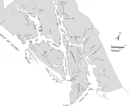 Figure 11. Juneau/Glacier Bay management area. The halibut fishery continued to decline and the poor fishing success disturbed many local anglers.