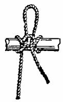 Highwayman's Hitch This is a quick release knot which will stand a strain. It is useful for attaching a painter to a canoe when under tow.