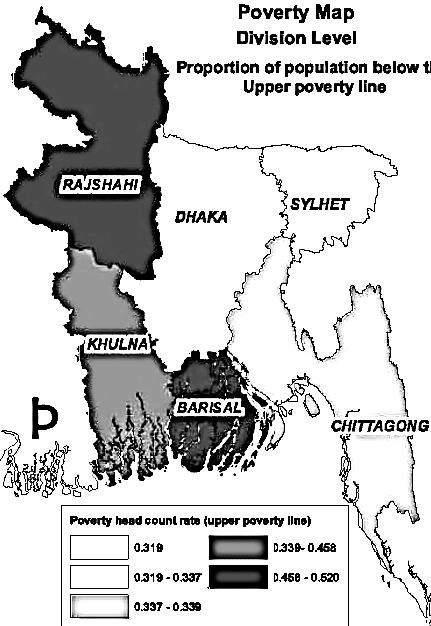 Number of households (000) 10000 9000 8000 7000 6000 5000 4000 3000 2000 1000 0 Barisal Chittagong Total Households Rural Household Dhaka Khulna Administrative Divisions Urban Households Total