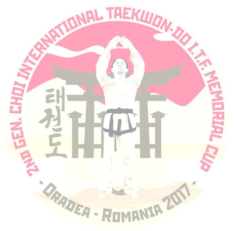 To All I.T.F. clubs INVITATION Romanian Taekwon-do I.T.F. Federation and Tae-Kyon Oradea Sports Club have the pleasure and honor to invite you participate at the 2 nd edition of General Choi International Taekwon-do I.