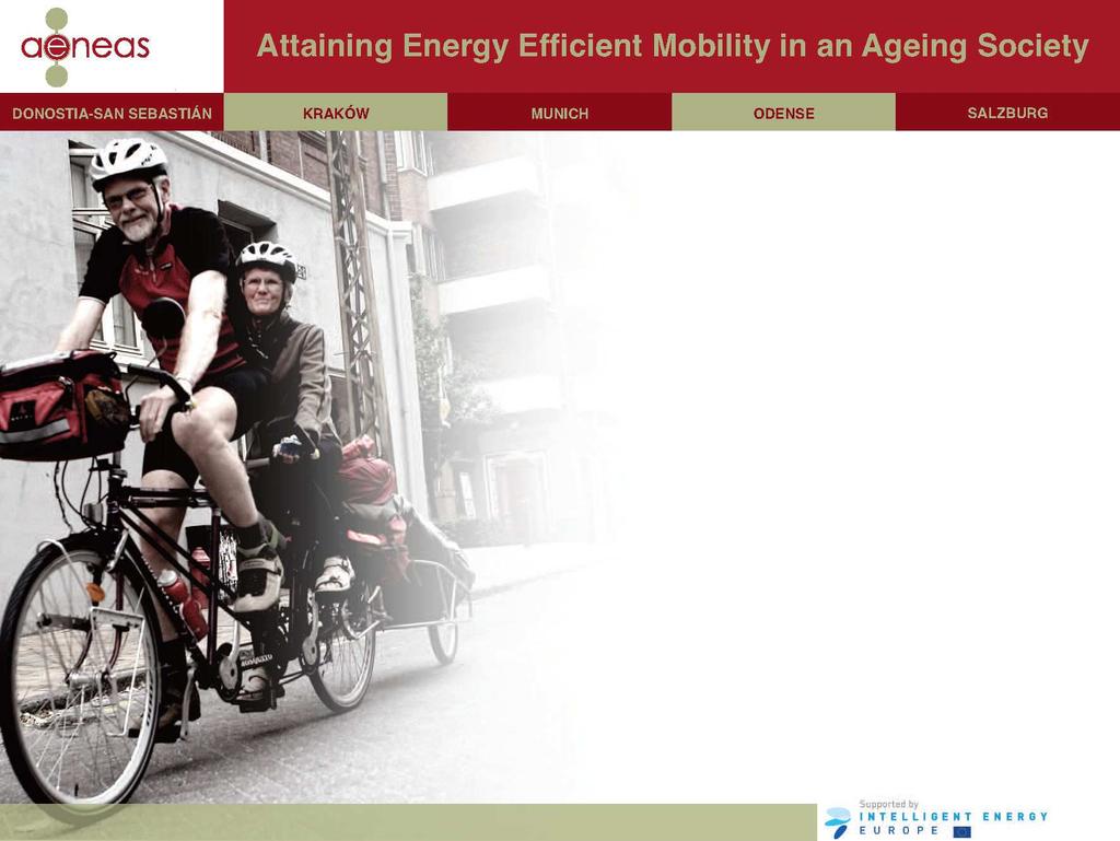 Keeping the elderly mobile Training activities in the AENEAS Project CIVITAS -
