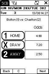 Complete Betting 5 Input Amount Select the predicted result and press Next Input amount then press Send Bet or Store Bet to continue.