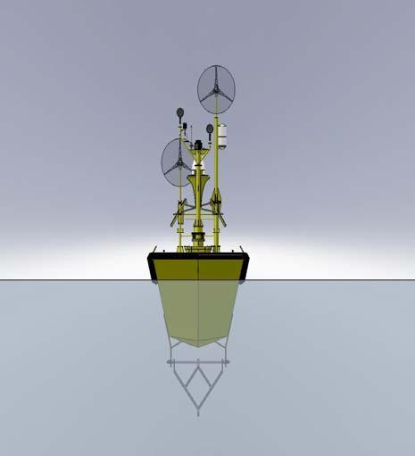 61m Weight (Fully Assembled): 8700 kg Forward Mast Sensor Specs Laser Wind