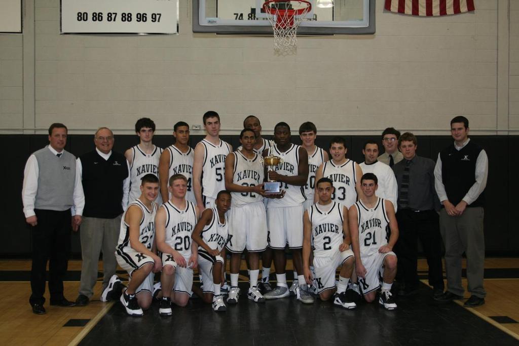 2008-09 XAVIER HIGH SCHOOL BASKETBALL Final State Ranking: Max Preps #31 Record: 14-8, 7-1 Division TEAM HONORS Southern Connecticut Conference - Quinnipiac Division Champions o 4th Straight Division