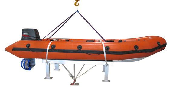 Transom towing points Self-righting frame + buoyancy Bow / aft lifting
