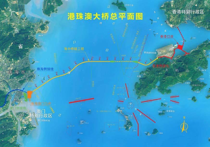 The HZMB Project Sub-sea Tunnel West Artificial Island East Artificial Island For construction of the HZMB Main Bridge, AECOM has been engaged by the JV Contractors to be responsible for the PMCM