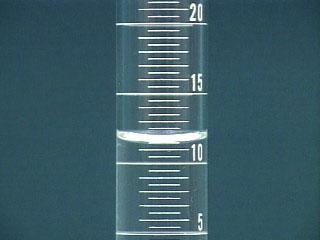 25mL graduated cylinder What is the volume