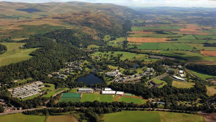 UNIVERSITY OF STIRLING SCOTLAND S UNIVERSITY FOR SPORTING EXCELLENCE, A NATIONAL TITLE AWARDED BY GOVERNMENT RESEARCH Research at the University of Stirling is conducted to the highest standards of