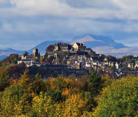 The University of Stirling is situated between the stunning Ochil Hills, the famous Wallace Monument and Stirling Castle,