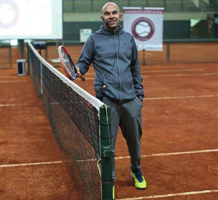 WELCOME Hello and welcome I am Leo Azevedo, the newly appointed head coach for the GB National Tennis Academy at the University of Stirling.