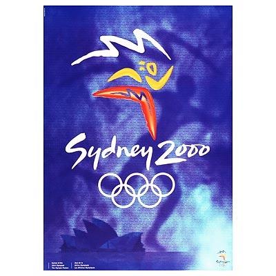 Where is the Olympic logo positioned? Why? What colours are used in the poster? Why? What colours are used in the poster? Why? What font and style is used for the text?