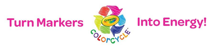 Crayola ColorCycle Students and teachers will soon be collecting used markers (any brand!) to be converted into clean fuel.