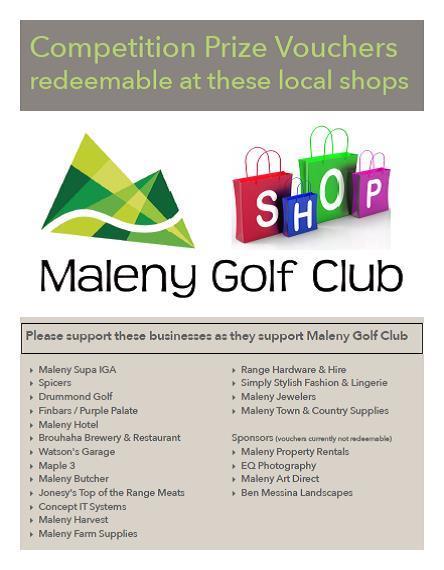 Becoming a Maleny Golf Club Voucher sponsor is a targeted and effective way to drive business and increase demand for your products or services.