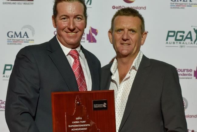 About MGC Awards etc Club President Max Whitten named Qld Government s 2015 Sports Volunteer of the Year March 2016 Mick McCombe receives Queensland Golf Industry s 2015 Superintendents Achievement