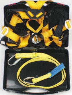 In the event of a fall, the operative can be winched up or down to safety almost immediately. EN 360 & EN 1496 A&B.