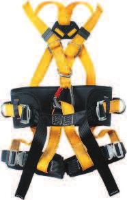 Front & Rear D Elasticated Harness - RGH9 Elasticated webbing provides additional comfort and support during use. Also fitted with a rear dee and a chest mounted front dee.