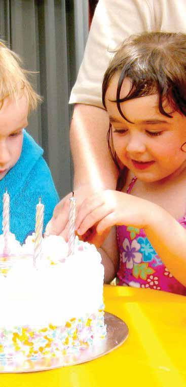 BIRTHDAYPARTIES Celebrate your child s special day...stress free! Pick your party package: Gym & Swim Party Bring your running shoes and bathing suits and get set to have some serious fun.