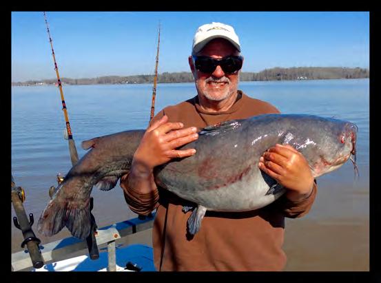 28 March: I went fishing for blue catfish with Captain Petey along with Bob