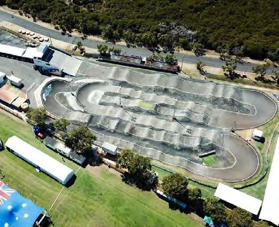 THE TRACKS Every BMX race track has unique characteristics, but they are