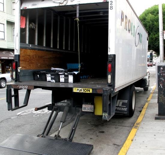 hand trucks) Trucks have to double park (drivers get fined, get clipped by passing traffic) Also: congestion,