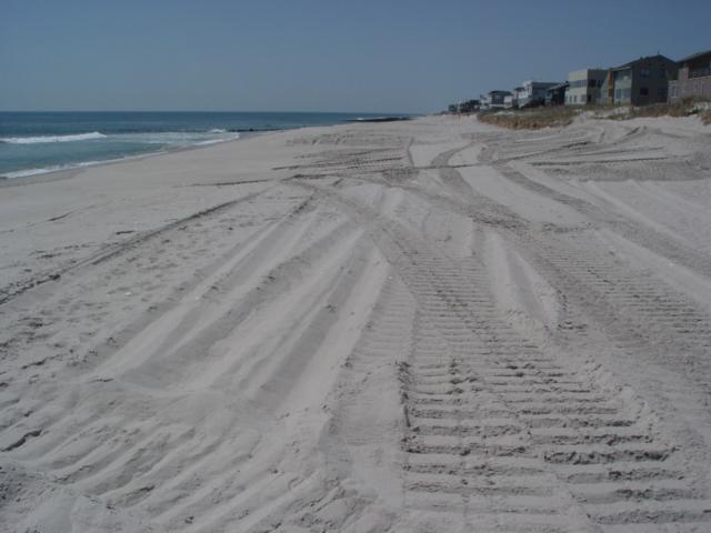 Figure 159. The beach at Tranquility Drive is narrow and the dunes are not sufficient to withstand moderate storm events.