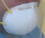 design that does not collapse against the mouth (e.g. duckbill, cup-shaped) Shape that will not collapse easily (e.g. duckbill, half-sphere), High filtration efficiency, Good breathability To be used only during procedures that generate aerosols of body fluids.