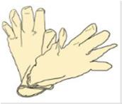 Gloves, examination, non sterile (single ) (doubl e) (with heavy duty gloves ) Gloves, examination, nitrile, powder-free, non sterile. Cuff length preferably reach mid-earm (e.g. minimum 280mm total length), Range of sizes.