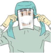 without elastic, Reaching the upper part of the gown or coverall, Adjustable and immovable once adjusted,  Cadaver bag, linear enced, U-shape zipper and 2 zipper pulls with tie ribs.