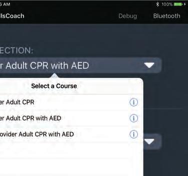 These parameters are the basis for evaluating students CPR techniques on the