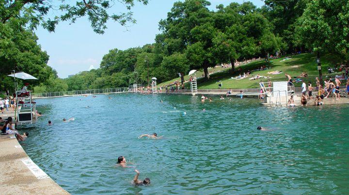 Zilker Park is an outdoor green space with a dog park and running/jogging trails. There are places along the lake where you can rent kayaks/canoes/paddleboards.
