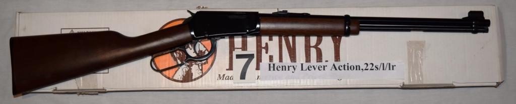 Henry Golden Boy, Lever Action 17HMR w/ Octagon Barrel, New in box - #GB029784V LOT #4: Henry, Lever Action 22lr, New in box - #1851