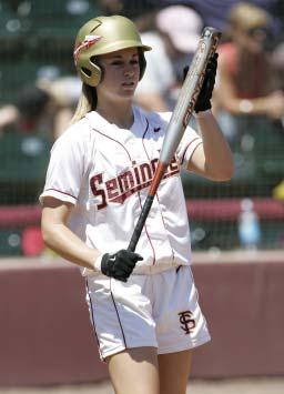 #9 FIRST BASE JUNIOR L/L San Diego, Calif. (Mt. Carmel) Set a school record by hitting a home run in fourstraight games. Comes into the tournament hitting.
