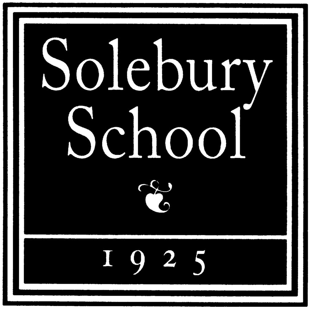 Solebury School 6832 Phillips Mill Rd New Hope, PA 18938 215-862-5261 www.solebury.