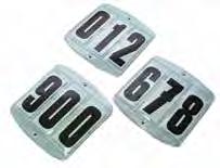 00 SADDLE CLOTH COMPETITION NUMBER SET - PAIR Quality 1200 synthetic denier.
