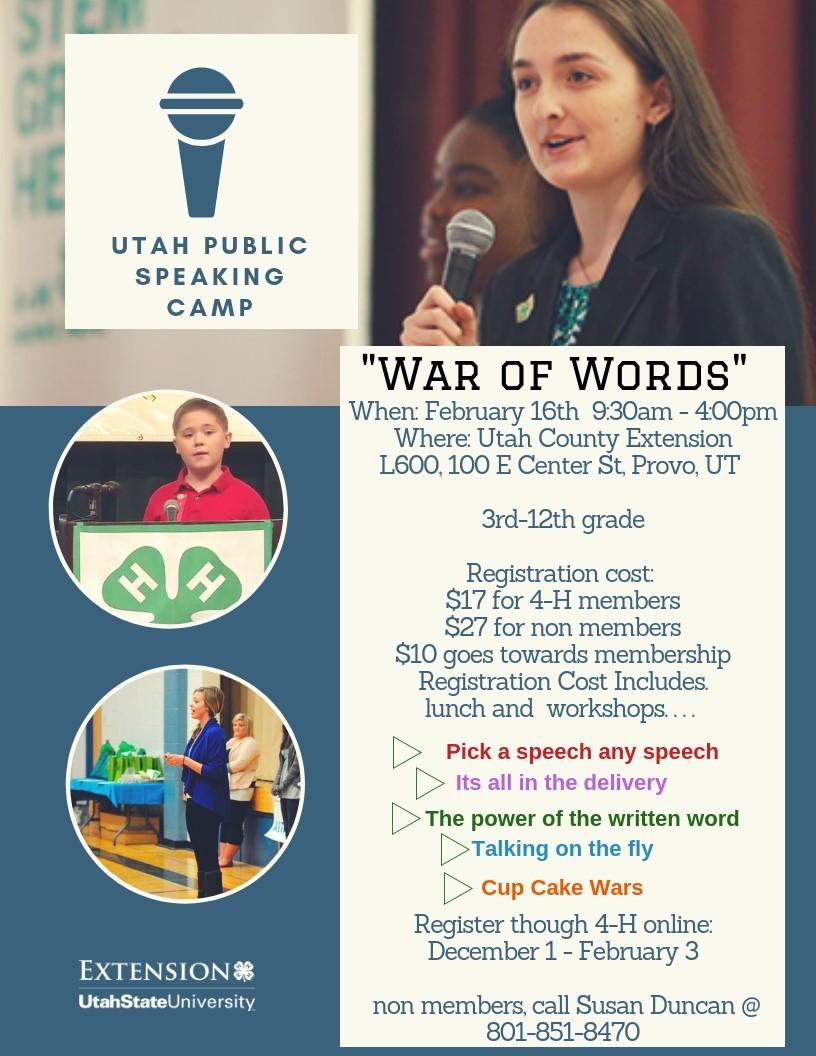 Attend this workshop to learn more about public speaking and get