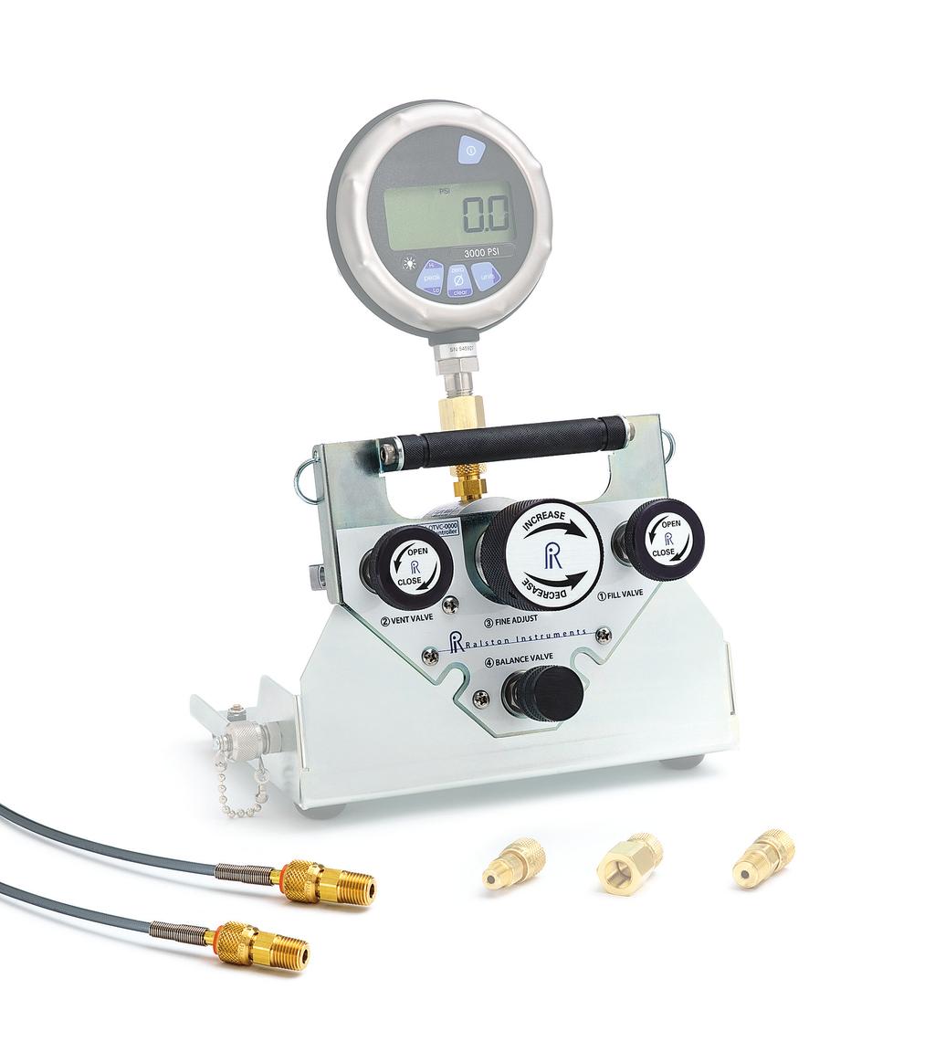 Pressure Calibration Volume Controllers QTVC (3000 psi / 210 bar) Perform both ultra-precise low pressure differential or high pressure static pressure calibrations with nitrogen using the same