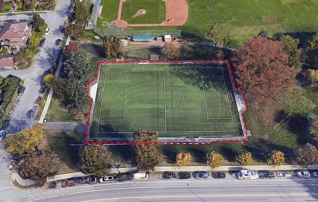 Hillcrest Park Site Information Existing Synthetic Turf Field The