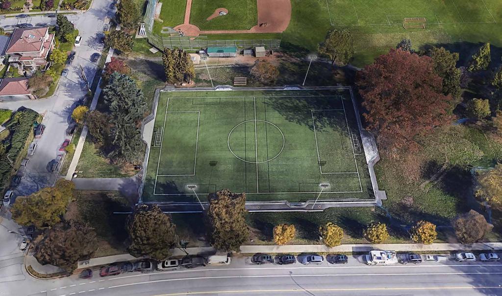 central Vancouver, was completed in 06. It was the first field in B.