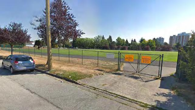 Proposed Field Lights No publicly accessible washroom facilities; need school access or